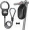 Honszex E Scooter Cerradura con bolsa, cerradura para scooter E de 39,37 pulgadas, cerradura de esposas E Scooter, candado de cable de alta seguridad, cerradura de combinación con llave de
