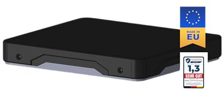 Starlink Mini Halterung Wohnmobil Dach Mount [UV-beständig] – Wohnmobilhalterung – Stabiler Schutz ohne Signalstörung (Schnelle & einfache Montage) (Schwarz) ASA Premium Qualität