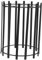 Générique Lustre simple en fer européen et américain salle fixation abat-jour en fil noir lustres lustre plafonnier couvercles légers pour luminaires couvercle de suspension le fer Black