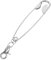 SOIMISS Großer Schlüsselanhänger Mit Anstecknadel Vintage Silbernadel Armband Mit Sicherheitsnadel Socken-schmuckanhänger Sockenkette Sicherheitsnadeln Für Anhänger Legierung Silver