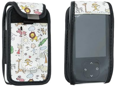 caseroxx Ledertasche für Dexcom G7 / ONE+, Kinder Design