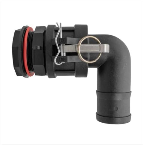 AP Supplies Camlock Male 2in Water Butt Connector, Elbow