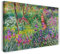 Leinwand (80x60cm): Claude Monet - Der Schwertlilien-Garten in Giverny