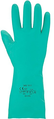 ASATEX Chemikalienschutz-Handschuh - Nitril 3450, grün, Gr. 8 (12 Paar)