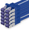 1aTTack.de Câble Réseau CAT7 CAT 7 10 Gigabit - 10x 0,5m - RJ45 Ethernet LAN DSL Routeur Modem - Bleu