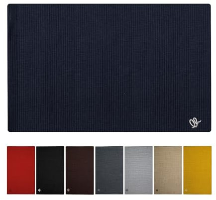 OLIVO.shop | FORMULA Tappeto cotone cucina, Tappeto passatoia cucina cotone lavabile, Tappeto cucina lavabile, vari colori e misure (BLU, 55x230 cm)