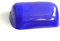 Glasschirm Bankerslamp (Blau)