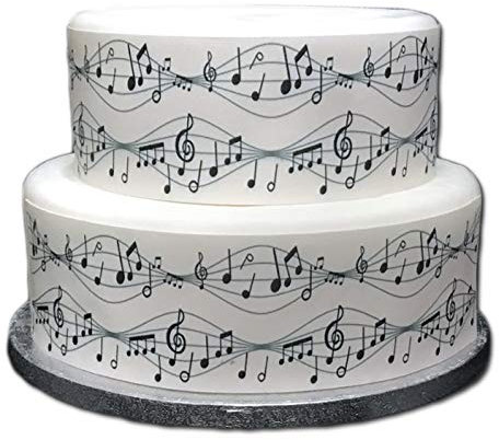 Top That Essbares Dekor-Notenband, ideal für größere Kuchen, einfach zu verwenden