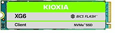 KIOXIA SSD Toshiba XG6 Series KXG60ZNV1T02 - Disque SSD - 1024 Go - Interne - M.2 2280 - PCI Express 3.1a x4 (NVMe)