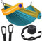 Hängematte Camping - Hängematte 2 Personen, Ultraleichte Outdoor Hängematte, Perfektes Camping Geschenke, Camping Hängematte Outdoor mit 2 Premium Baumgurten + 2 Karabiner