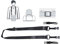TH000 Black Shoulder Strap for Tablet case, Universal Detachable Carrying Strap for iPad Case, Replacement Neck Belt with Adjustable Buckle for Samsung Tab Case (1)