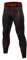 LNJLVI Kompressionshosen Herren Workout Sport-Leggings Atmungsaktiv Fitness Strumpfhosen Lange Running-Hosen(Running/Schwarze rote Linie,S)