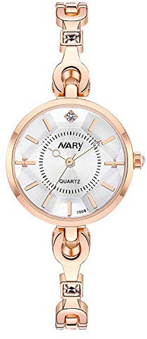 rorios Elegante Damen Uhren Quarz Analog Uhr Diamant Zifferblatt mit Edelstahlband Mode Mädchen Uhr Exquisite Bracelets Women Watch