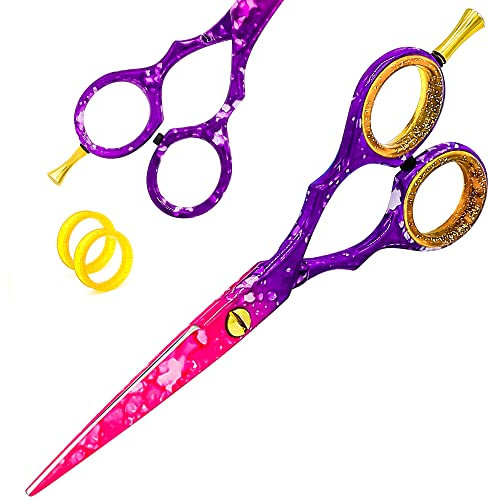 Friseurschere Haarschneideschere Friseurschere Edelstahl Rasierklinge für Friseure, Männer, Frauen und Kinder