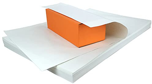 5 Pack | Einschlagpapier 50x75cm | weißlich | 50g/m² | 12,5kg - Pack