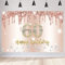 60. Geburtstag Dekoration für Frauen, Glitzer Roségold Stoff Schild Plakat 60 Geburtstagsfeier Deko, 60. Geburtstag Hintergrund Banner Frau
