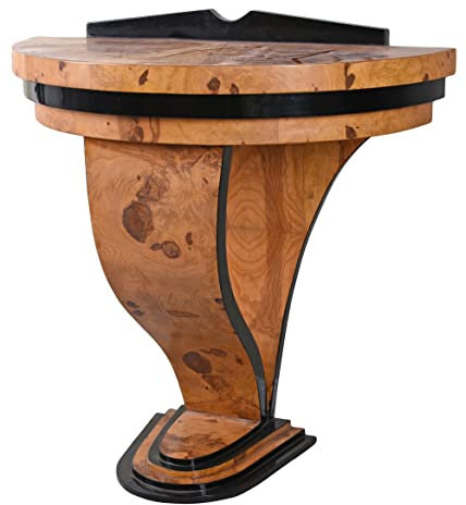 Art Deco Konsole Bauhaus Wandtisch Holztisch Tischkonsole Antik Wurzelholz cat986 Palazzo Exklusiv