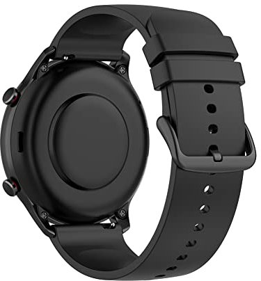 Tyogeephy Bracelet en Silicone Souple Compatible avec Amazfit GTR 3/3 Pro/47mm/2/2e, Stratos 3, Yamay SW022 - Sport Remplacement pour Femmes et Hommes
