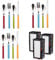 Renberg Set de 3 unidades de CUBERTERIA 24 PIEZAS ACERO INOXIDABLE MODELO HAPPIE COLORS
