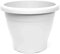 AC - Maceta Mediterránea - Plástico Resistente - Ideal para el Hogar, Plantas, Jardín, Decoración. - Cuidado de Plantas - Forma Redonda - Ø 40 cm - Color Blanco