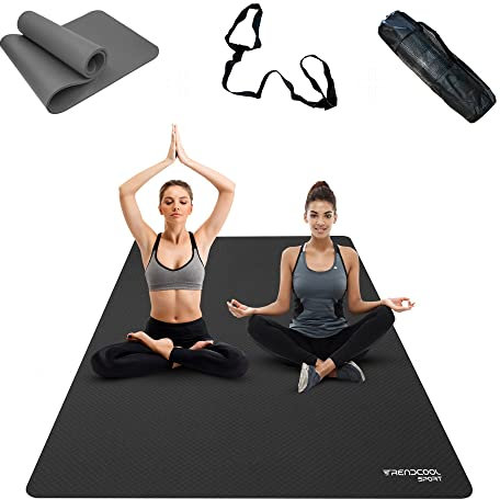 Trendcool Sportmatte Oversize 210 x 120 x 0,8 Yoga Matte Fitnessmatte Isomatte Gymnastikmatte 210 x 120 x 0,8