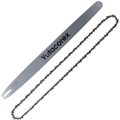 Yutacorex 91,4 cm Kettensägen-Führungsschiene und Ketten-Kombination, Ersatzzubehör passend für Stihl MS460, MS461, MS650, MS660, MS661, MS 500i R, MS 500i, MS 461R, MS 661 R, 3003 000 6053, 3003 0003
