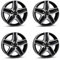 4x Borbet Felgen CWZ 7.5x18 ET53 5x130 black polished matt kompatibel mit Fiat Ducato