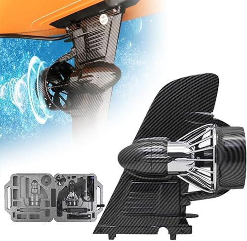 ZYLDDS Elektrisch motorisiertes Surfbrett mit Finne, 24-V-Thruster-Elektro-Surfbrett, mit Propeller/Akku und Fernbedienung, für Longboard-Surfbrett-Paddleboard