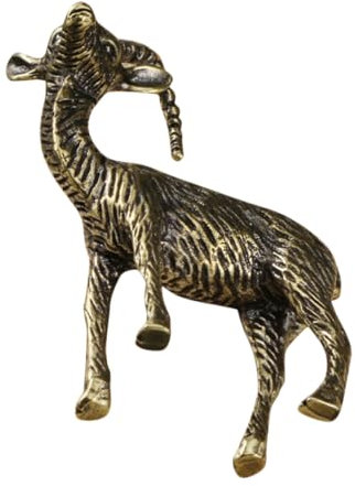 ABOOFAN Ornamente kleine Schaffiguren Mini-Lamm-Figur Reichtum Figuren Schaf-Desktop-Ornament Geburtstagsgeschenk hochzeitsdekoration Tierfigur Schafskulptur aus Messing Vintage Schaffigur