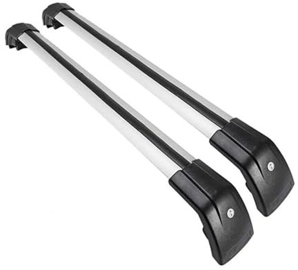 WJZXWJZC für Kia Ceed Sportswagon SW Estate 2018-2022 DachträGer RelingträGer,Dachgepäckträger Alu Dachgepäckablage,SilverBlack