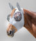 Waldhausen Fliegenmaske Puck, Silbergrau, Pony