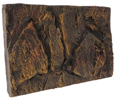 Toddmomy Décor De Fond pour Réservoirs De Reptiles Plaque Décorative PU pour Aquariums Et Terrariums Durable Et Facile à Installer
