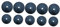 KONTONTY 10st Ökologisches Grastuch Pflanzenschutzmatte Gartenlandschaftsstoff Mulchkreis Um Den Baum Herum Matten Abdeckring Barrieretuch Garten Membran Baummulchring Vlies Black