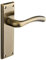 Designer Levers - Minerva Lever Latch Door Handle Antique Brass