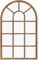Espejo De Pared para Ventana, Decoración De Pared con Marco De Madera, Estilo Vintage, Rústico, con Forma De Ventana Arqueada, Adhesivo Decorativo para Entrada De Granja, Espejos para Sala De Estar,