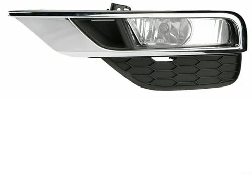 FUANA Nebelscheinwerfer vorne links mit Kühlergrill-Verkleidung für Honda CRV 2015–2018, silberfarbenes Metall-Außenkotflügel-Ersatzteil