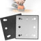 MOGRQAP Plato de lijado cuadrado para Makita BO4556 placa de lijado 1/4 compatible con Makita 158324-9-SPD17 BO4556 BO4557 BO4558 BO4565