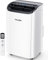 Portable Air Conditioner 14,000 BTU Cools Up to 700 Square Feet, Low Noise Portable AC Unit with Remote Control for Large Bedrooms, Office, Garage, White