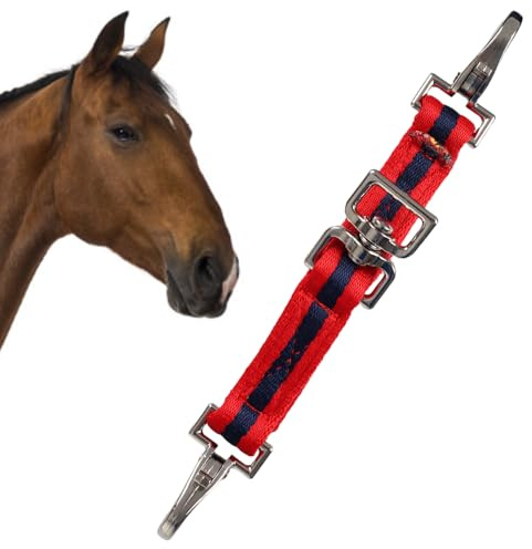 Horse Lunging Strap, Sturdy Lunge Line Connector with 360° Rotatable Buckle for Horse Training