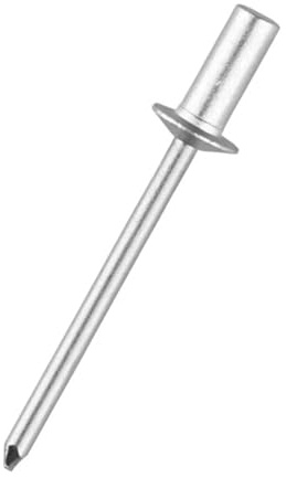 Rivetti ciechi, 30/50 pezzi, rivetti sigillati in alluminio, estremità chiusa, rivetti ciechi a tenuta stagna 3,2-4,8 mm (30 pezzi, 4,8 x 10 mm)