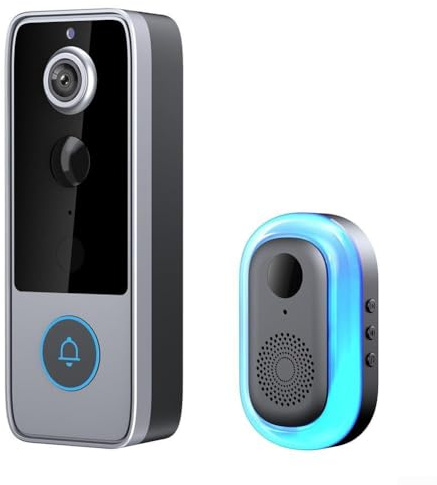 Smart WiFi Türklingel Kamera für Tuya M20, wasserdichtes drahtloses Videoüberwachungssystem Echtzeitalarme Home Security Überwachungskamera (M21)