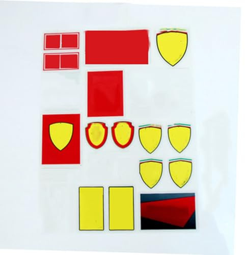 DDVOS Auto Stemmi per Ferrari 12Cilindri / 296 / SF90 /F80 /Roma/Purosangue/ F244, Emblema Auto per la Decorazione della Carrozzeria Adesivo Creativo 3D Personalizzato,B B