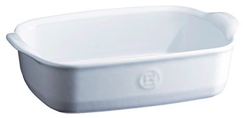 Emile Henry - Plato Individual de cerámica para Horno, cerámica, harina, 22 x 14 x 6 cm