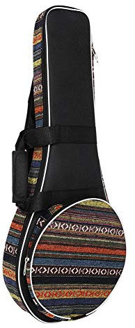 Dequate Mandolin Gig Bag, Thickened Cotton Portable Soft Mandolin Case With Shoulder Strap