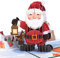 papercrush® Pop-Up Karte Weihnachtsmann - Lustige 3D Weihnachtskarte für Kinder, Frauen und Männer - Handgemachte Frohe Weihnachten Karte, 3D Weihnachtsbillet mit Umschlag