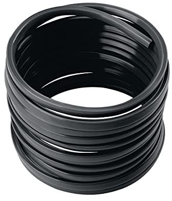 BCZAMD Accessorio per stampante 3D fai da te, 5 metri, 6 mm, guarnizione piatta 2020, profilo in alluminio 2020, compatibile con protezione antipolvere morbida, con Ender 3 V2 Pro CR10 V2 CR6 SE CNC,