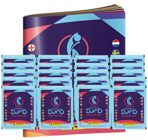Panini UEFA Womens EURO 2022 - Leeralbum + 20 Tüten Sticker - Frauen EM