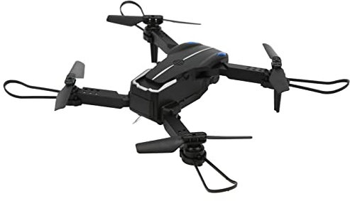 Luqeeg Drone RC Pieghevole, Drone per Evitare Ostacoli a Tre Lati, Quadricottero da 2,4 GHz con Videocamera HD 4K Una Chiave di Ritorno, Una Chiave per Il Decollo in Atterraggio, Smart Hover(Nero)