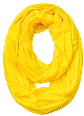 Wrapables Weicher Jersey-Strickschal, gelb, Einheitsgröße