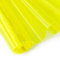 XHT 30 x 135 cm, transparentes PVC-Vinyl, 0,4 mm, Neonfarben, einfarbig, wasserdichter Stoff, super klar, verspiegelte Folienrolle für Handtaschen, Schleifen, DIY-Dekor, Gelb